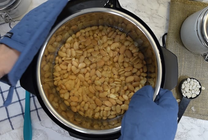 Making dry beans in the insant pot