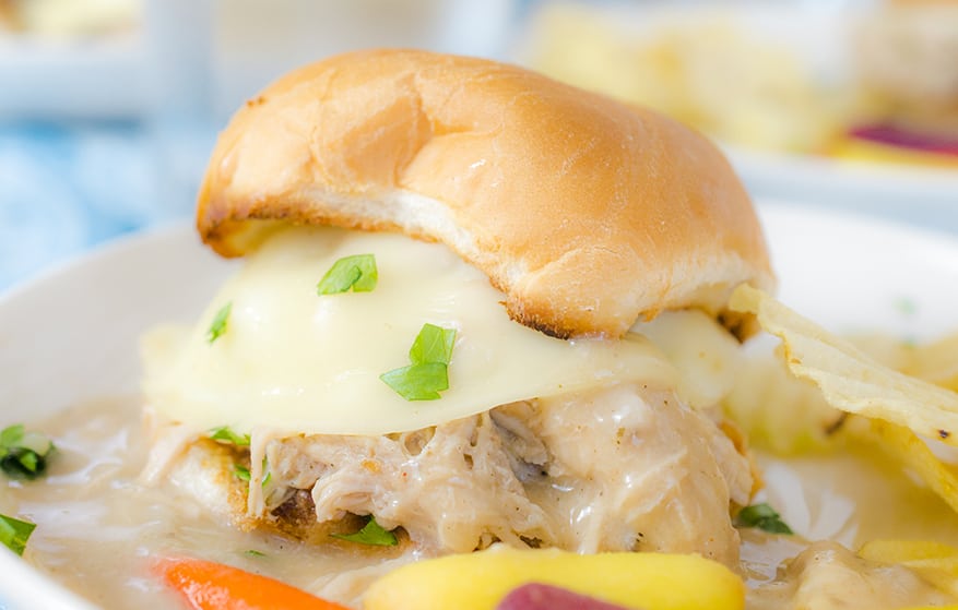 Hot turkey sandwich in the instant pot